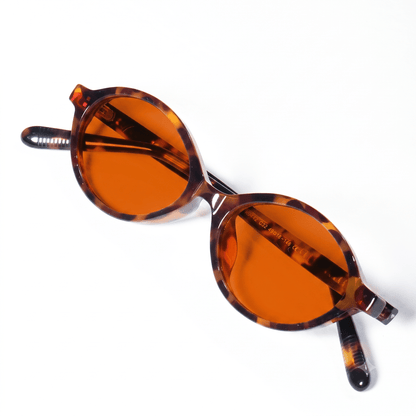Jade Blue Light Blocking Glasses – Tortoiseshell & Orange