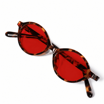 Jade Blue Light Blocking Glasses – Tortoiseshell & Red