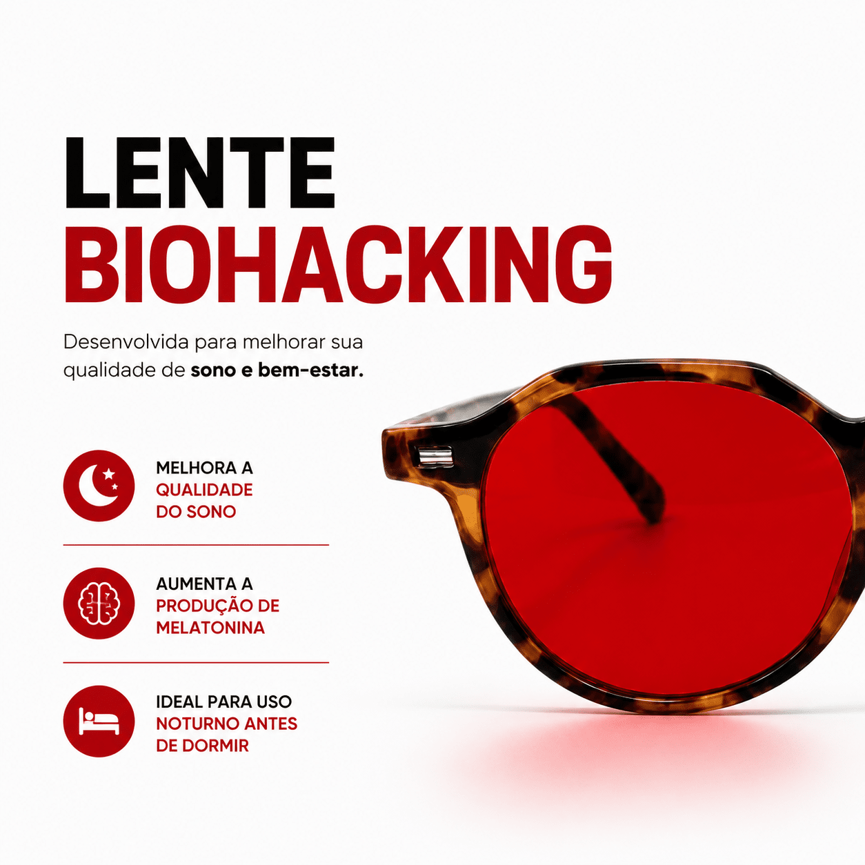 Kozi Blue Light Blocking Glasses – Tortoiseshell/Red